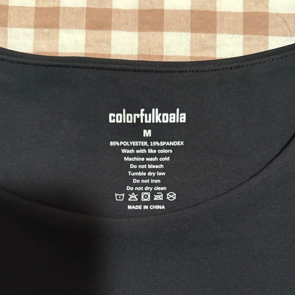 Colorfulkoala Workout Top - Picture 2 of 2
